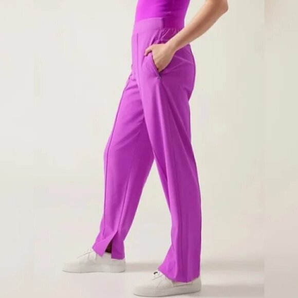 ATHLETA Brooklyn Heights | Vienna Slim Pant Plus Size 22 - Jazzy Purple #882642 - Picture 3 of 10